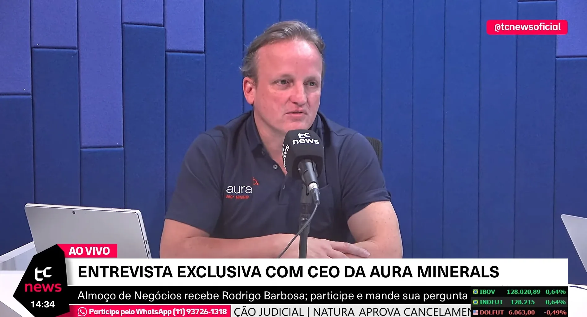 Aura mira mais M&A e expansão orgânica para elevar produção e múltiplos, diz CEO