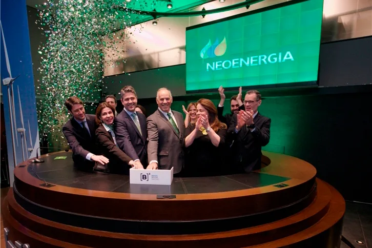 Executivos da Neoenergia comemoram IPO da companhia